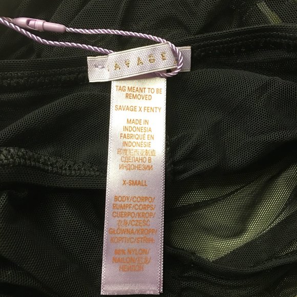 SAVAGE X FENTY Gathered Mesh Booty Short NEW WITH TAG! - Picture 9 of 11